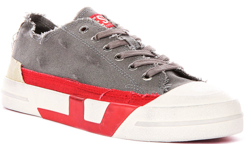 Diesel SD Verse Lo II In Grey Red For Men
