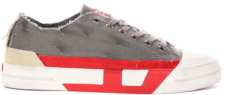 Diesel SD Verse Lo II In Grey Red For Men