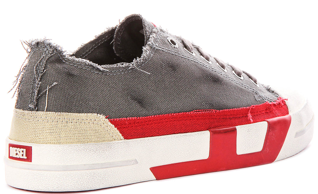Diesel SD Verse Lo II In Grey Red For Men