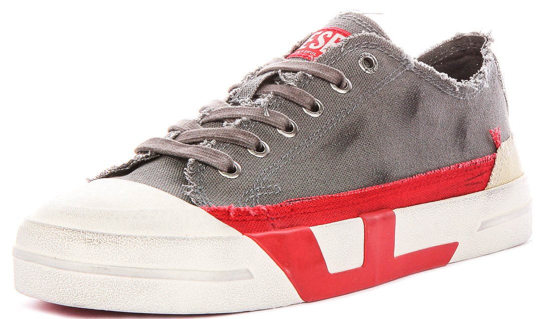 Diesel SD Verse Lo II In Grey Red For Men