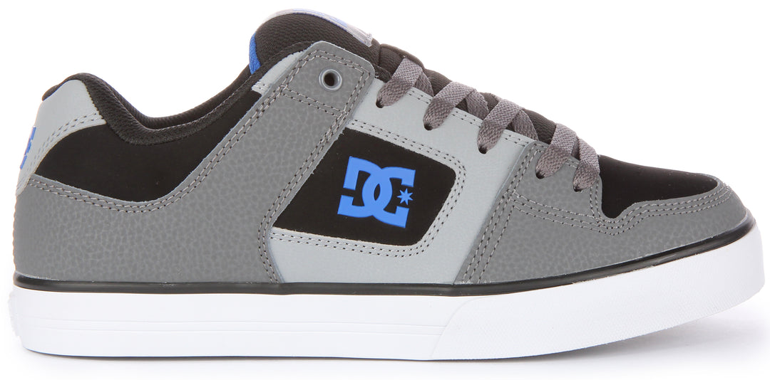 Dc Shoes Pure In Grey Black For Men