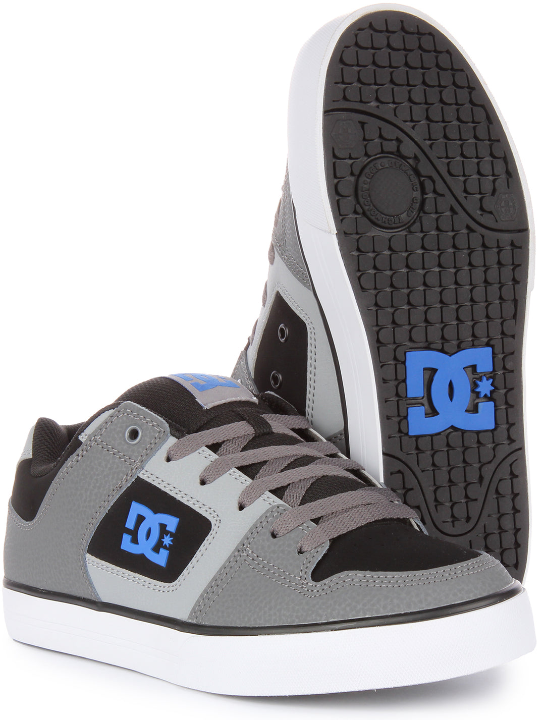 Dc Shoes Pure In Grey Black For Men