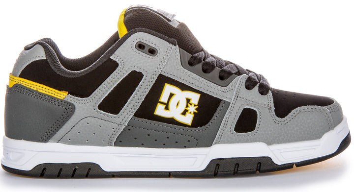 Dc Shoes Stag In Grey Black Trainers