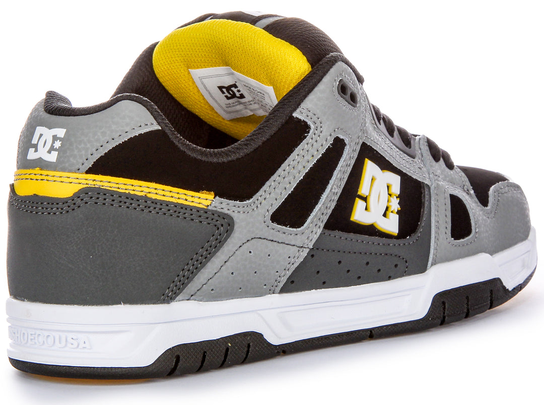 Dc Shoes Stag In Grey Black Trainers