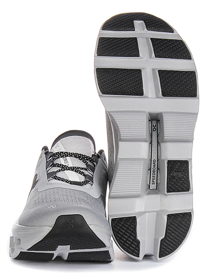 On Running Cloudmonster In Grey Black For Men