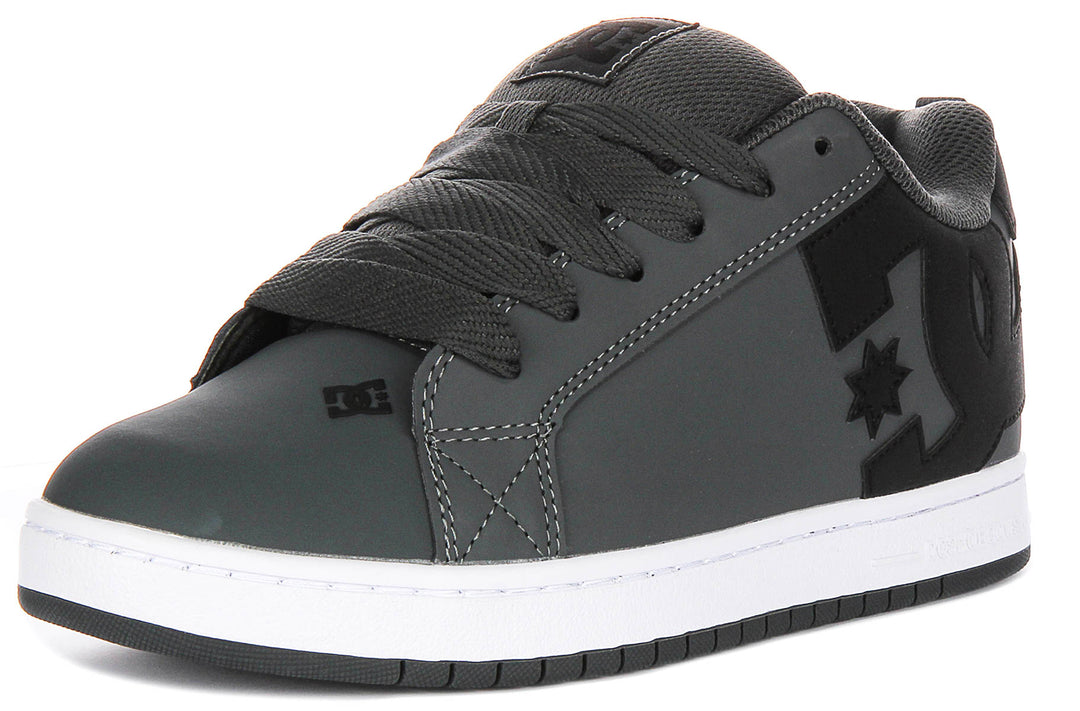 Dc Shoes Court Graffik In Grey Black For Men