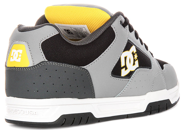 Dc Shoes Dc Coiler In Grey Black For Men
