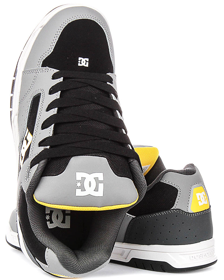 Dc Shoes Dc Coiler In Grey Black For Men