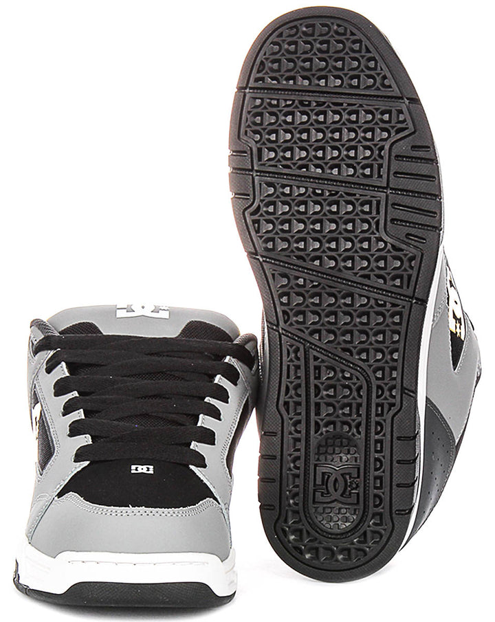 Dc Shoes Dc Coiler In Grey Black For Men