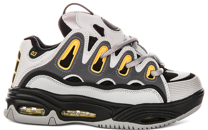 Osiris D3 2001 In Grey Black For Men