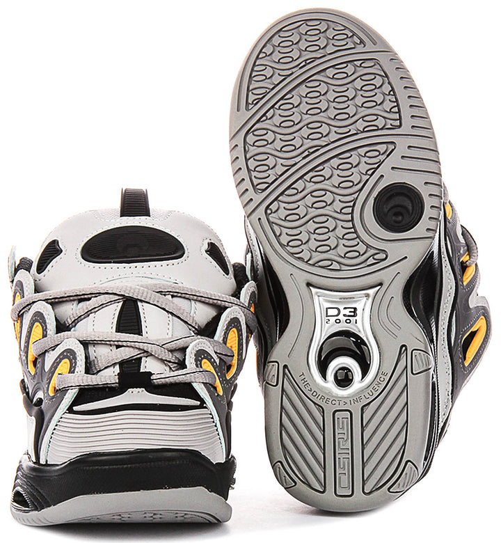 Osiris D3 2001 In Grey Black For Men