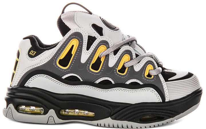 Osiris D3 2001 In Grey Black For Women