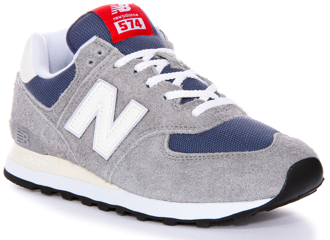 New Balance U574Gwh In Grey Blue Lightweight Eva Foam Suede
