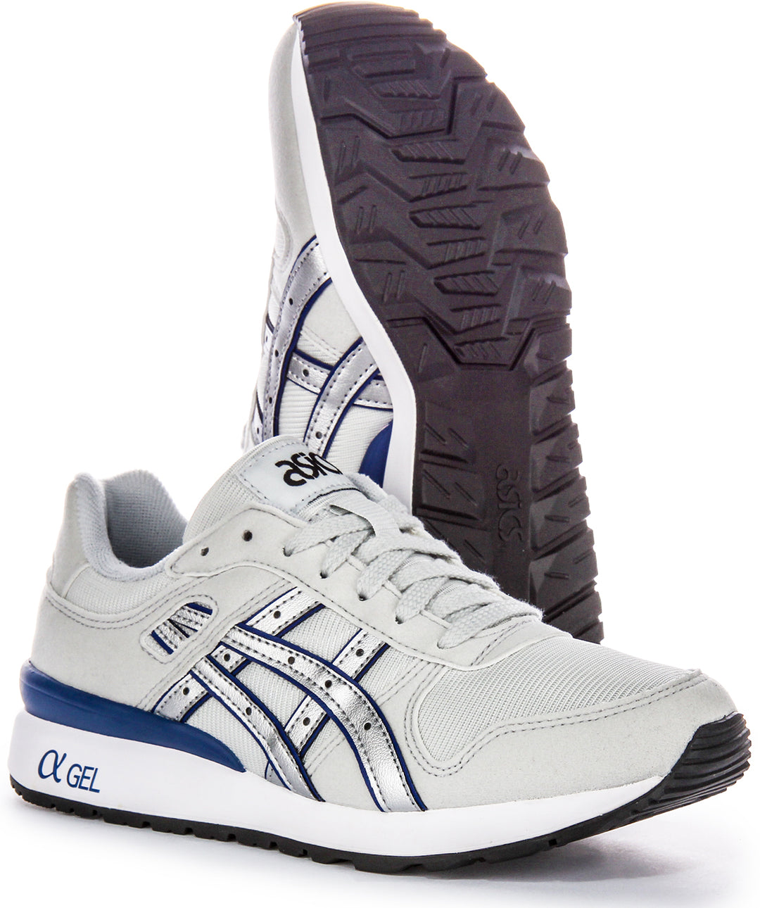 Asics GT II In Grey Blue Trainers