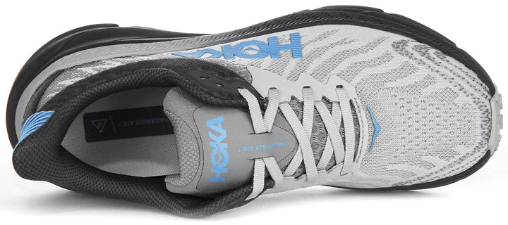 Hoka M Challenger 7 In Grey Blue For Men