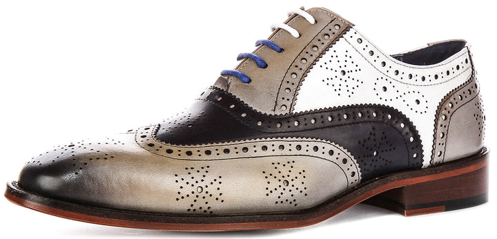 Justinreess England Ed In Grey Blue For Men