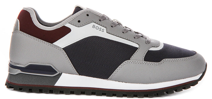 Boss Parkour L Runn In Grey Blue For Men