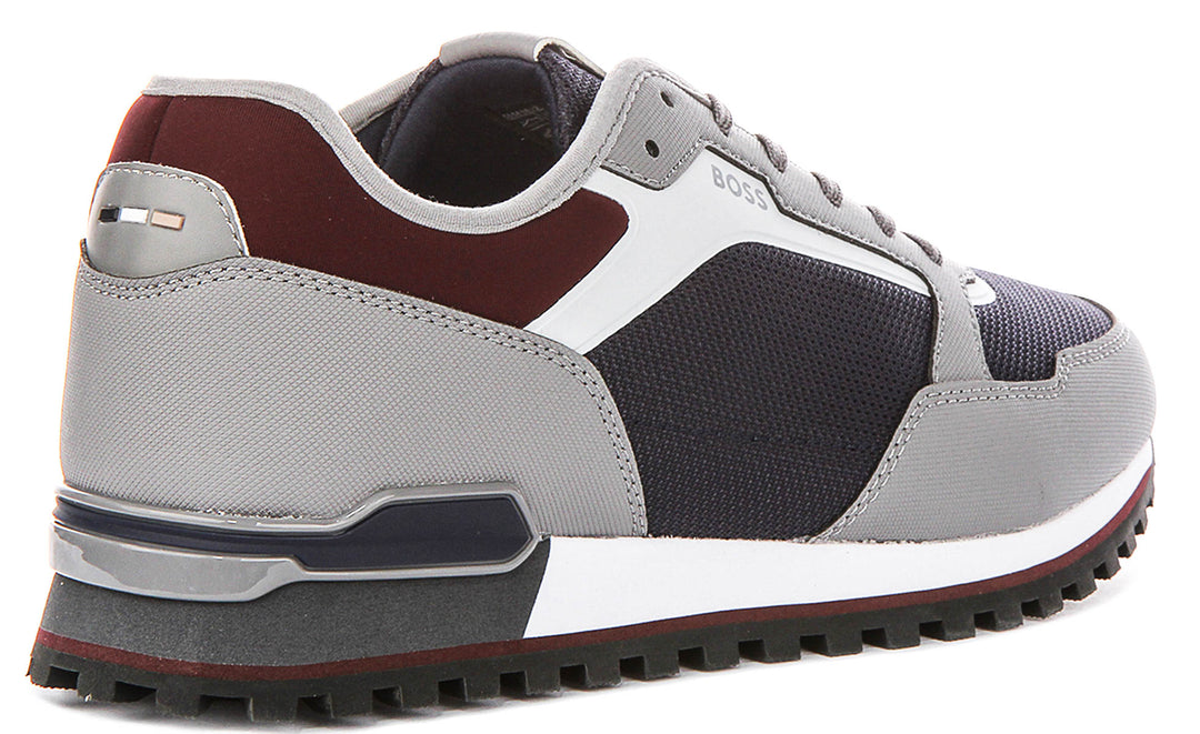 Boss Parkour L Runn In Grey Blue For Men