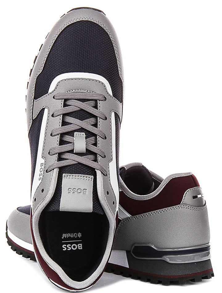 Boss Parkour L Runn In Grey Blue For Men