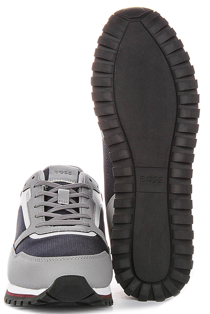 Boss Parkour L Runn In Grey Blue For Men