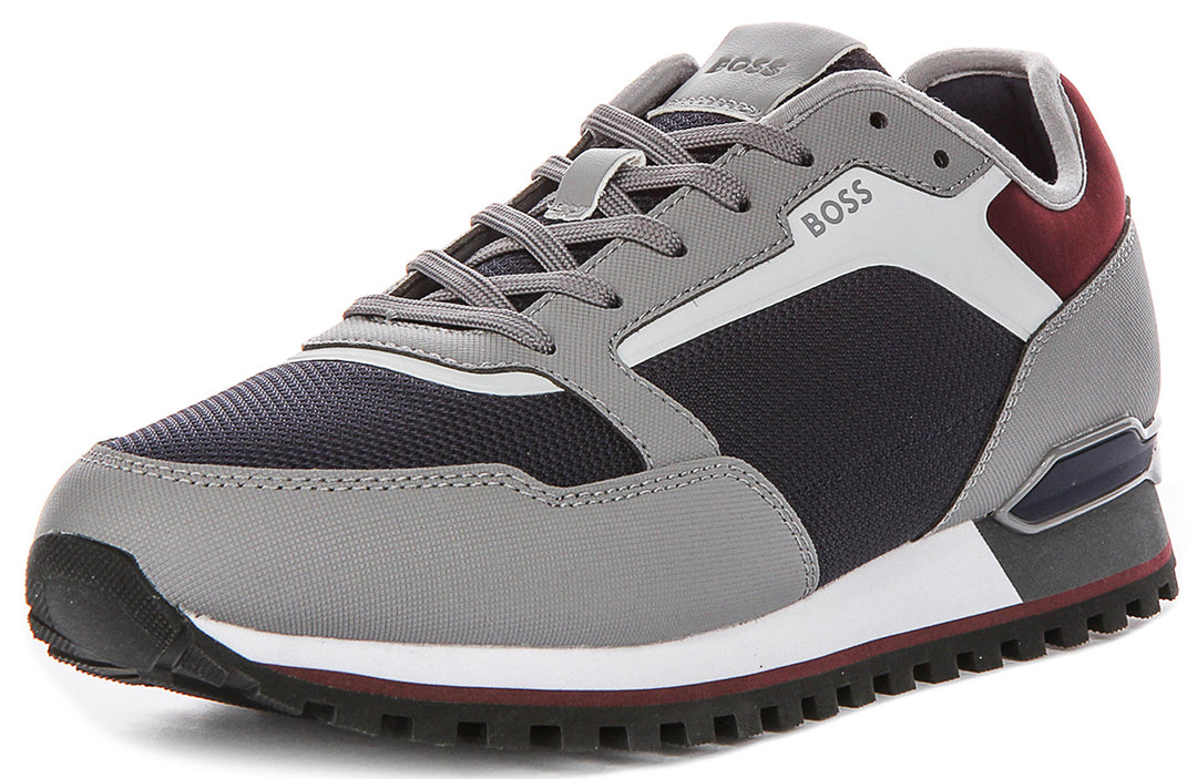 Boss Parkour L Runn In Grey Blue For Men