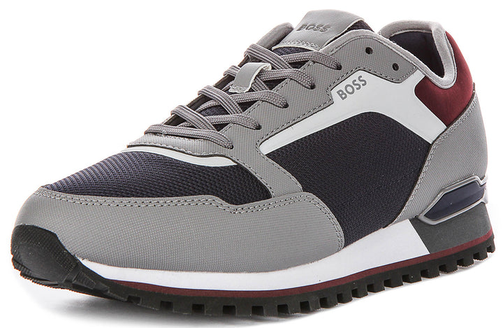 Boss Parkour L Runn In Grey Blue For Men