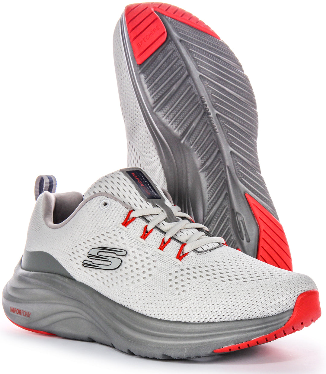 Skechers Vapor Foam In Grey Orange For Men