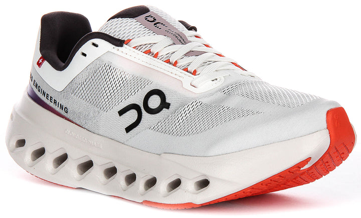 On Running Cloudsurfer NXT In Grey Orange For Women