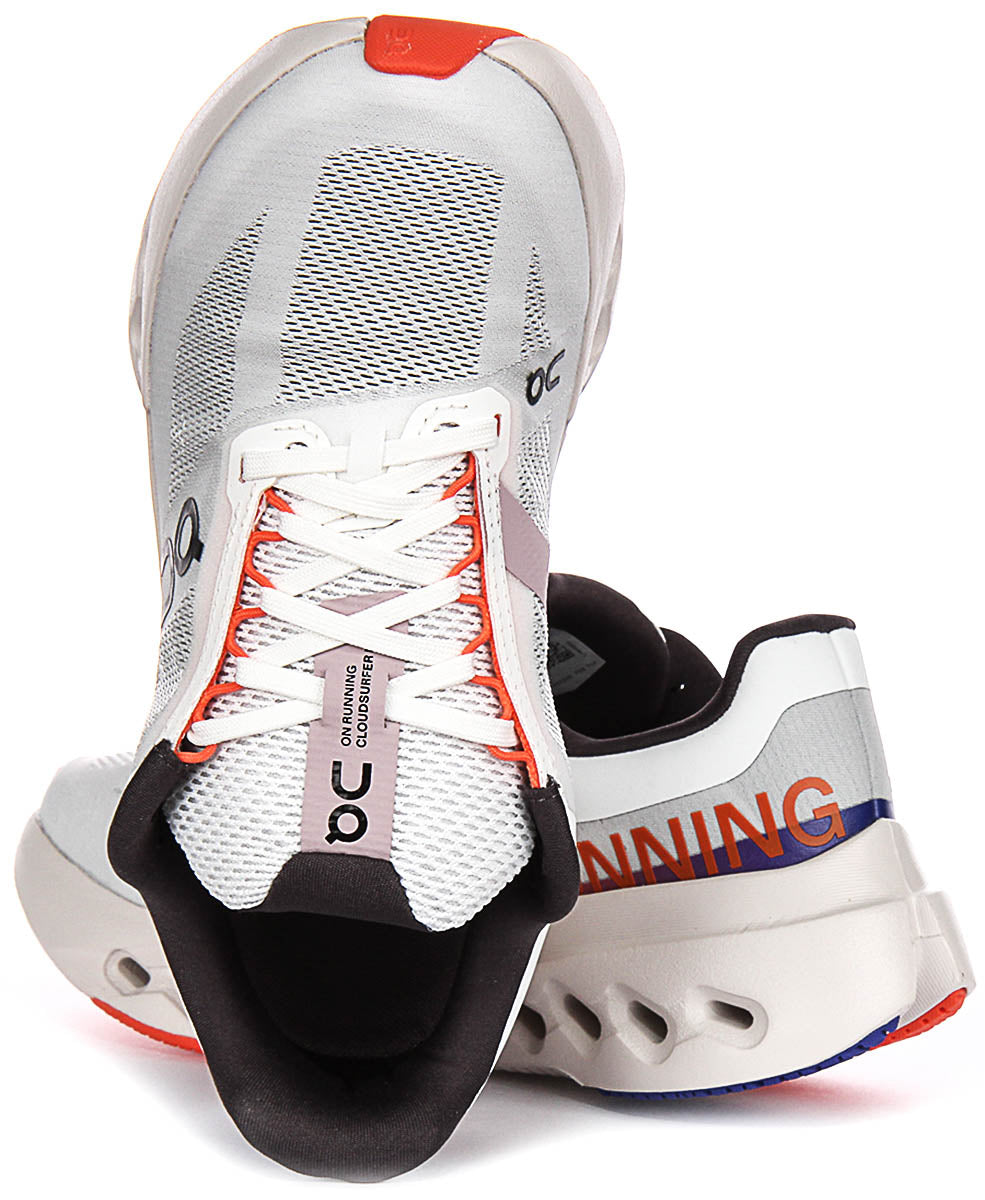 On Running Cloudsurfer NXT In Grey Orange For Women