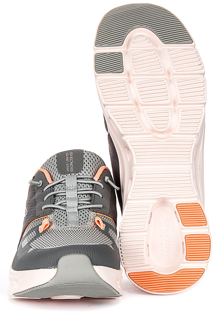 Skechers Glide-Step Pro In Grey Orange For Women