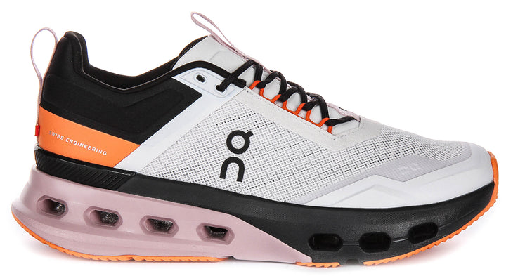 On Running Cloudnova X In Grey Orange For Women