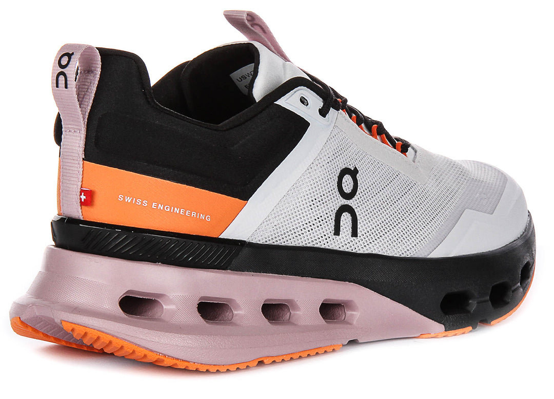 On Running Cloudnova X In Grey Orange For Women