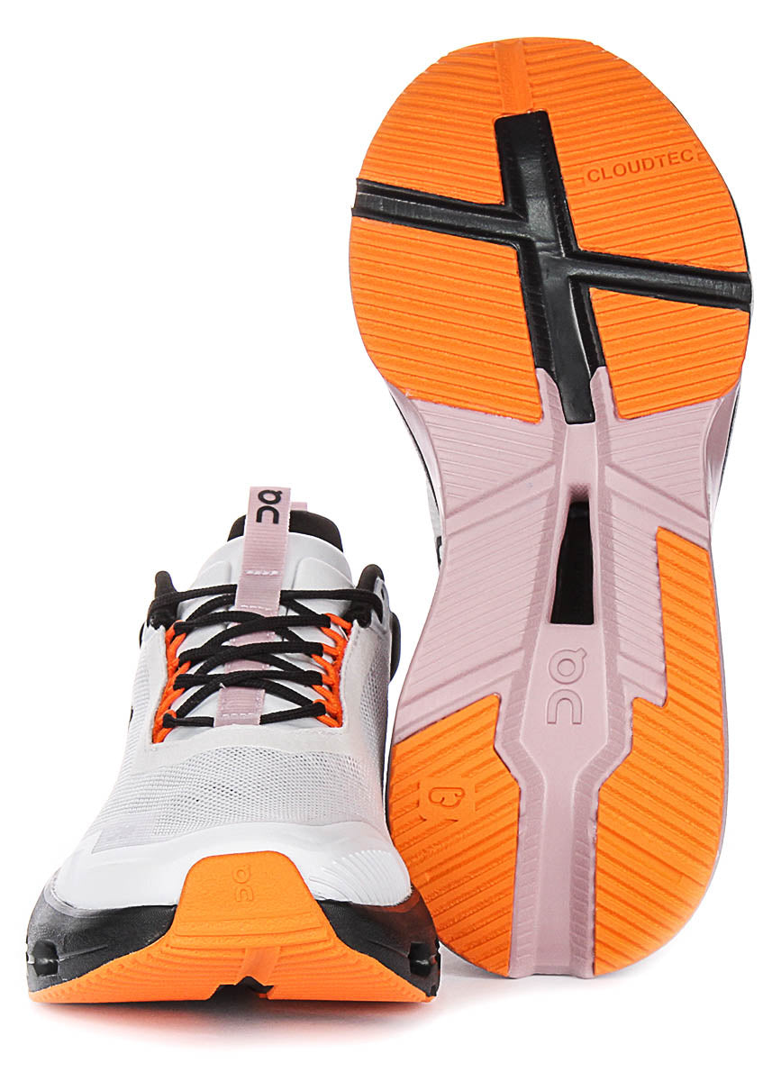 On Running Cloudnova X In Grey Orange For Women