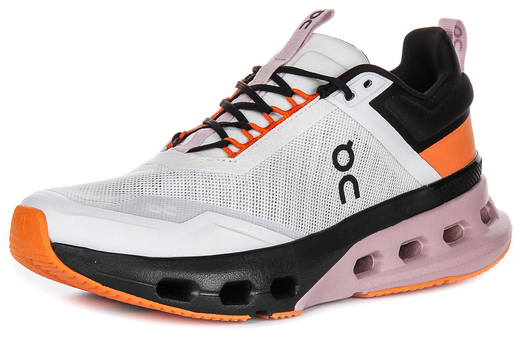 On Running Cloudnova X In Grey Orange For Women