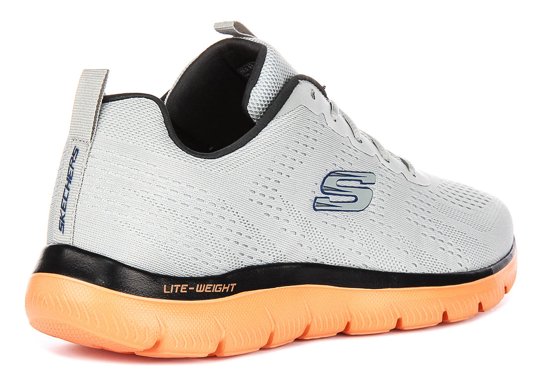 Skechers Summits Torre In Grey Orange For Men