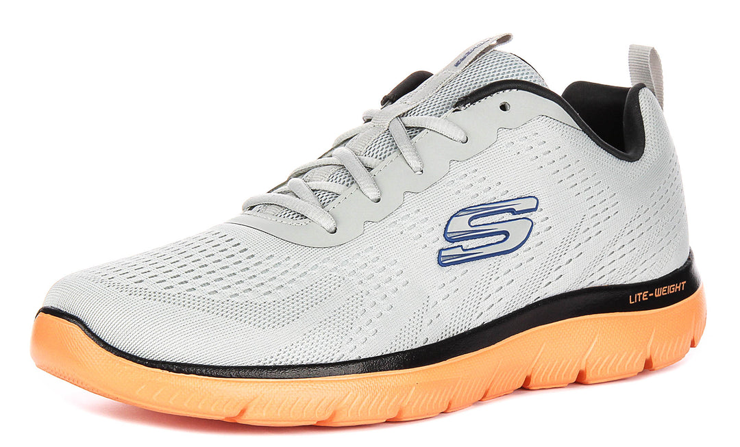 Skechers Summits Torre In Grey Orange For Men
