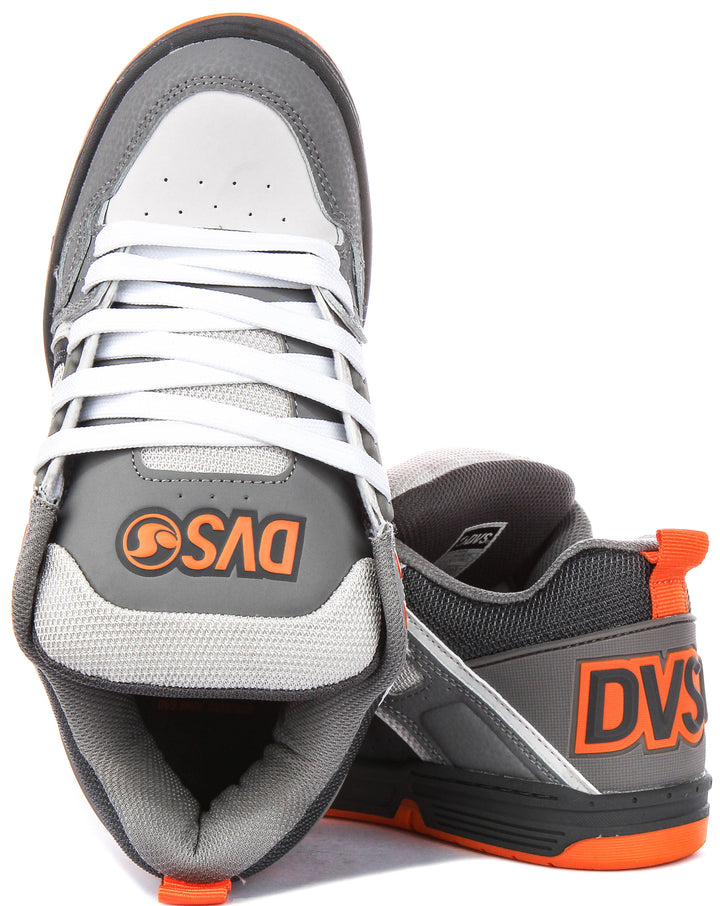 Dvs Comanche In Grey Orange For Men