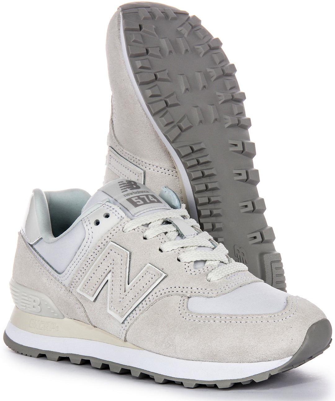 New Balance WL574 2BD In Grey White For Women