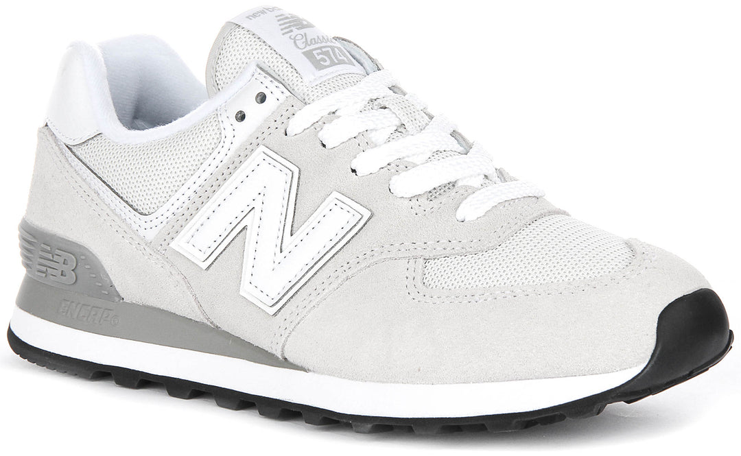 New Balance WL574 EVW In Grey White For Women