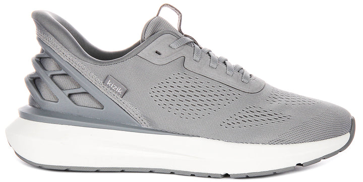 Kizik Athens 2.0 In Grey White For Men