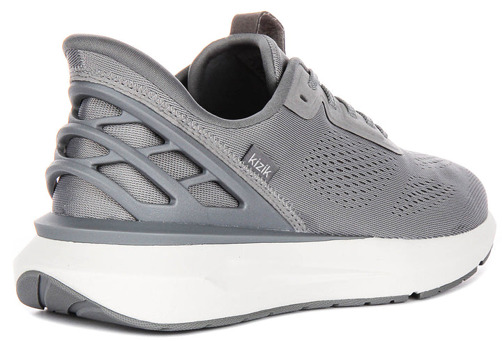 Kizik Athens 2.0 In Grey White For Men