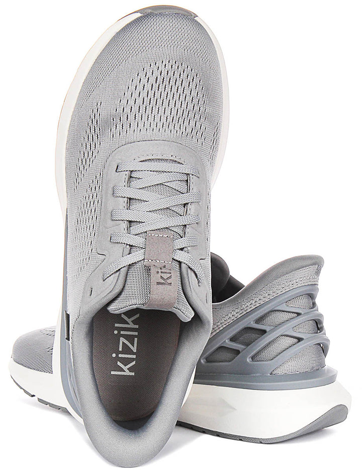 Kizik Athens 2.0 In Grey White For Men
