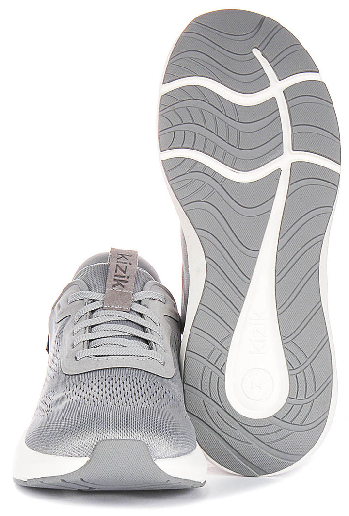 Kizik Athens 2.0 In Grey White For Men