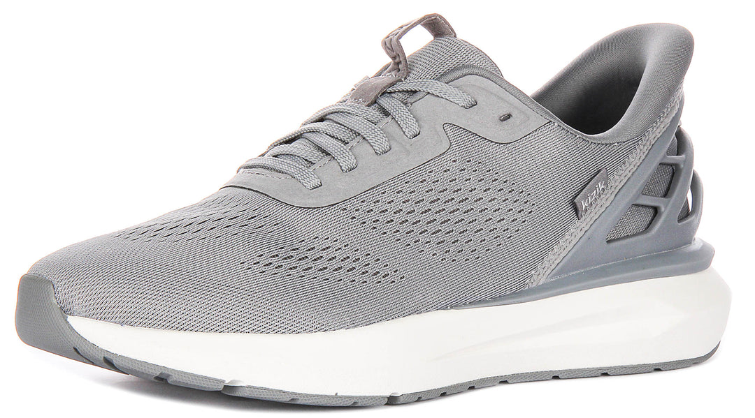 Kizik Athens 2.0 In Grey White For Men