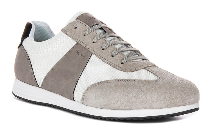 Geox U Arthien A In Grey White For Men