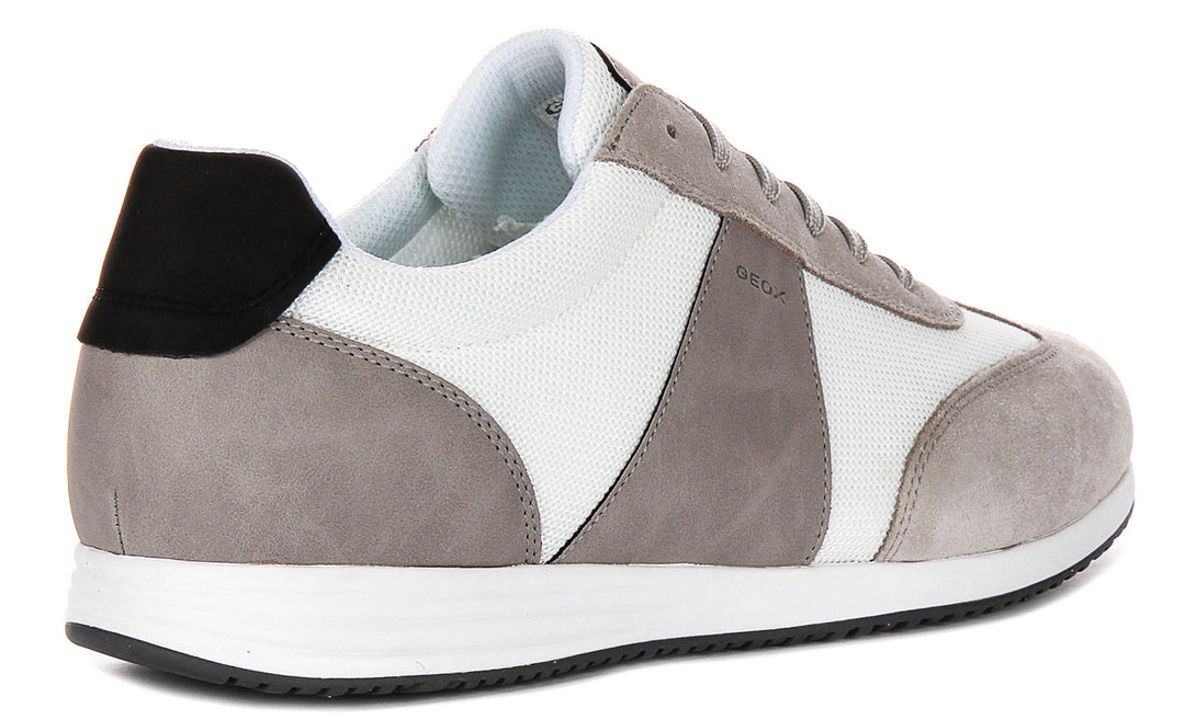 Geox U Arthien A In Grey White For Men