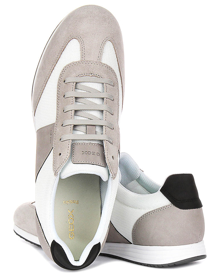 Geox U Arthien A In Grey White For Men