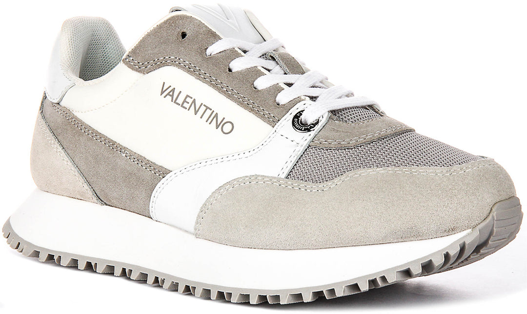 Valentino Dred Sneaker In Grey White For Women