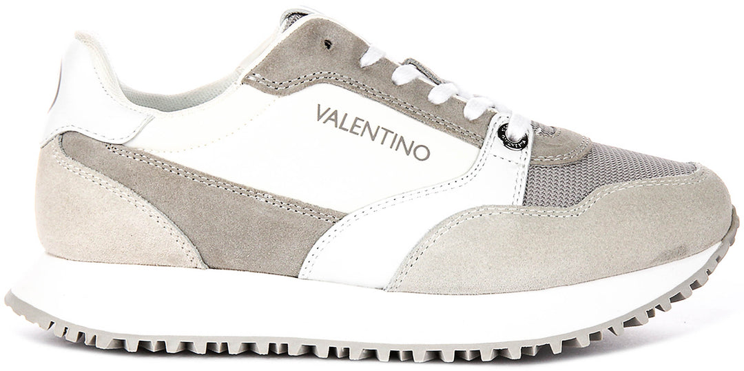 Valentino Dred Sneaker In Grey White For Women