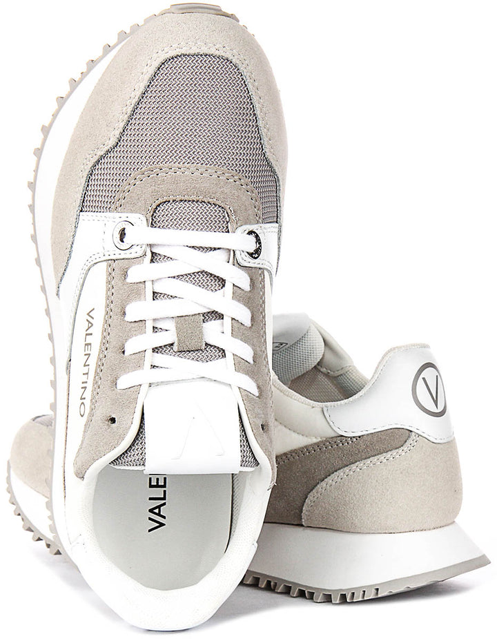 Valentino Dred Sneaker In Grey White For Women
